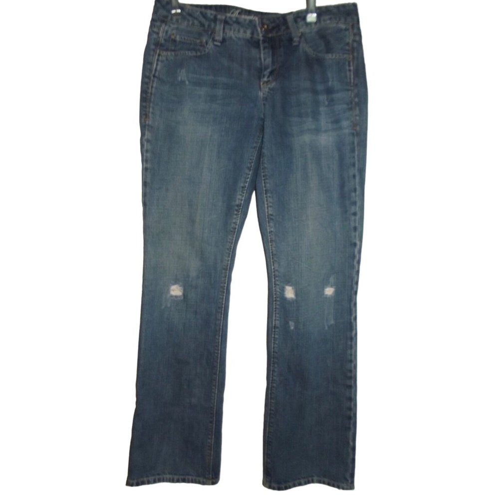 American Eagle AE Size 6 x 32" True Boot Distressed 100% Cotton Jeans